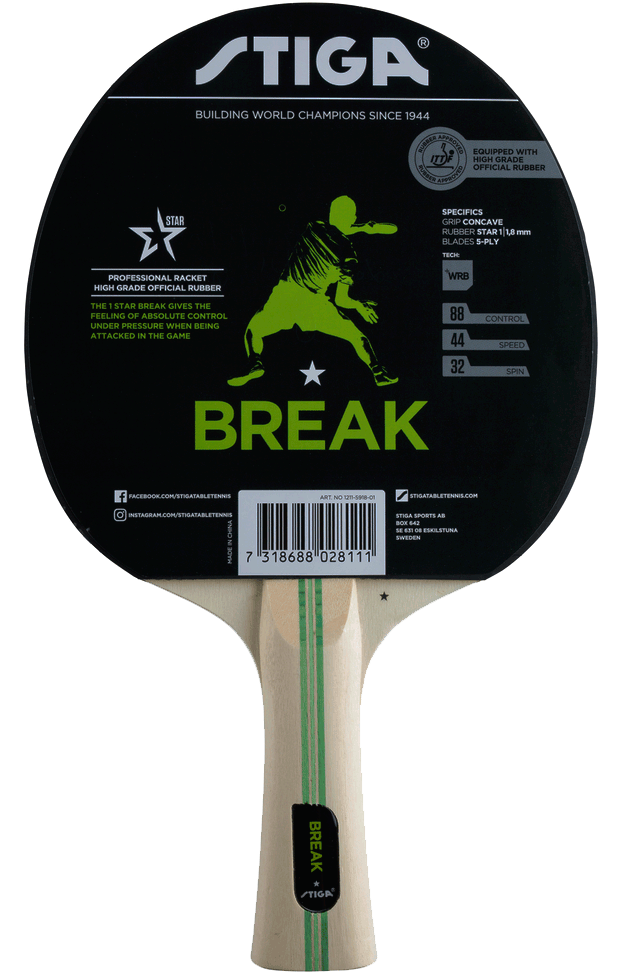 Cosco STIGA Break Tennis Bat - Cosco Table Tennis Equipment