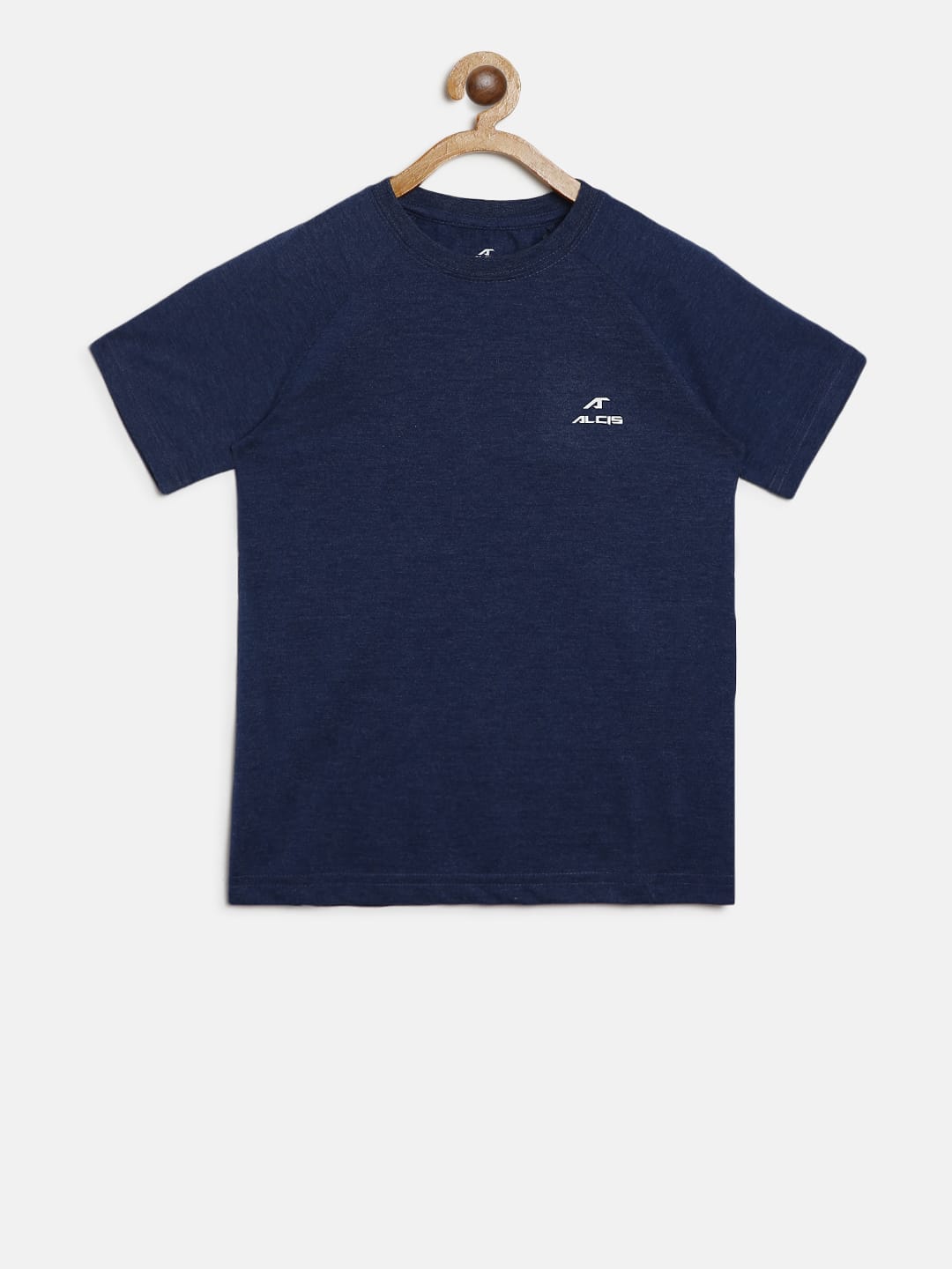 Alcis Boys Navy Blue Back Print Detail Round Neck T-shirt
