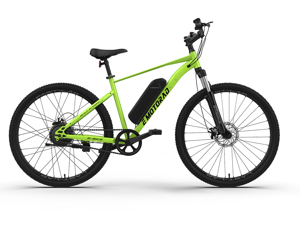 Metallic Green Neo Electric Bicycle Urban Series EMotorad | KIBI SPORTS