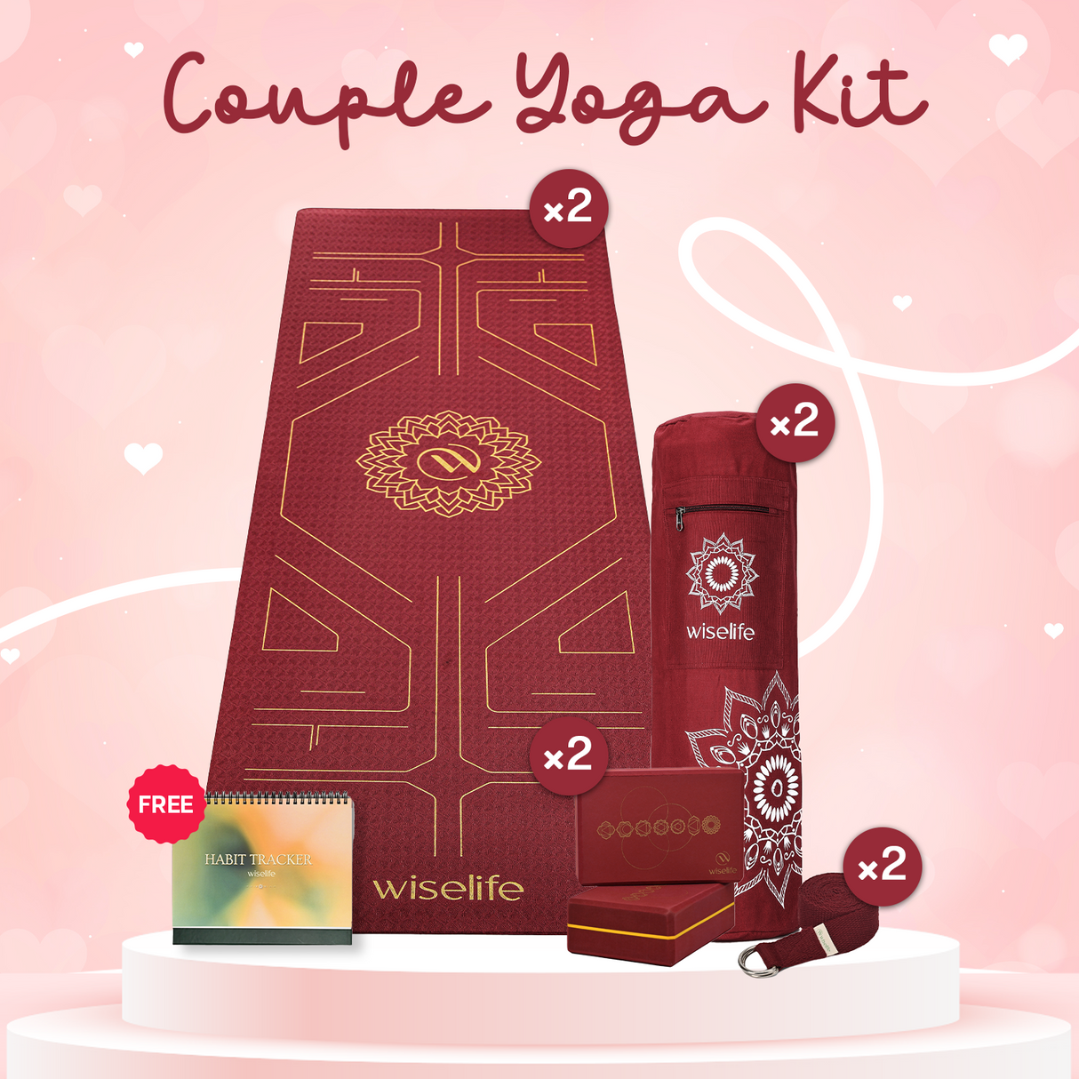 Love Best Seller Couple Yoga Kit