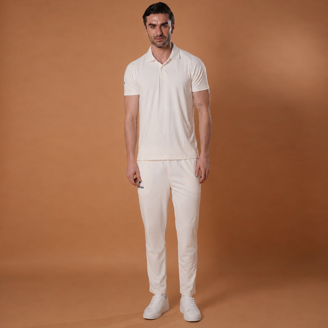 Cricket White Test T Shirt Half Sleeve - JR