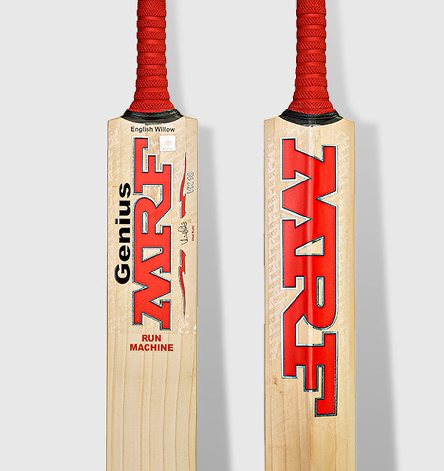 English Willow GENIUS RUN MACHINE MRF | KIBI SPORTS - crop-closeup