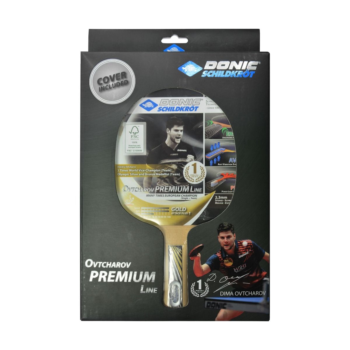 DONIC Legends Gold Bat