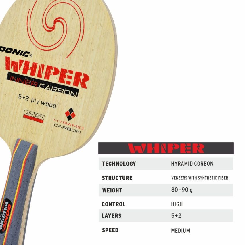 Donic Whiper Inner Carbon Blade