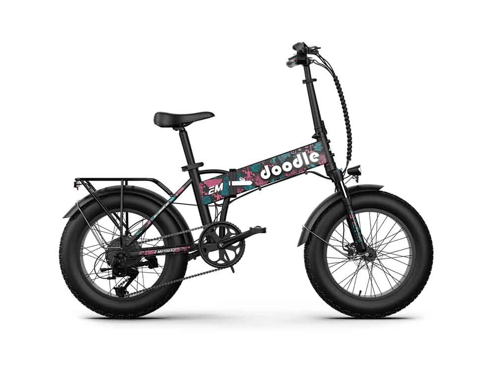 Doodle V3 Native Pop Electric Folding Bike Urban Series EMotorad | KIBI SPORTS