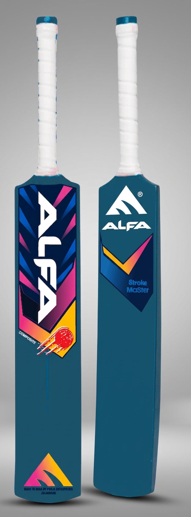 Alfa Composite Cricket Tennis Bat Stroke Master With Cover Cricket Bat - lifestyle