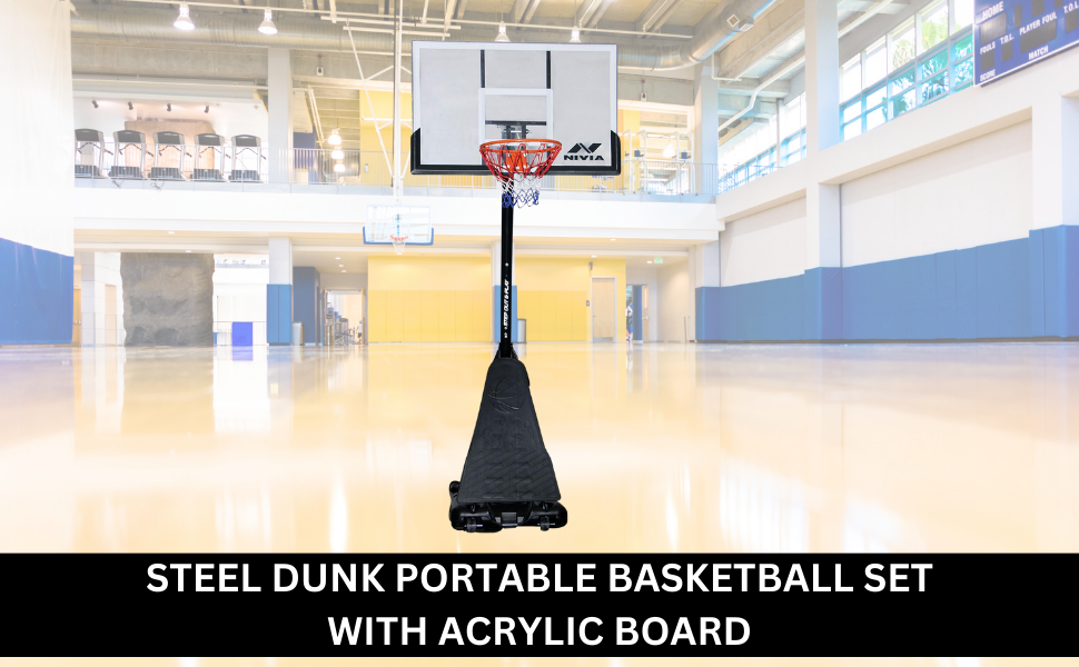Nivia Pro Dunk Portable Basketball Set