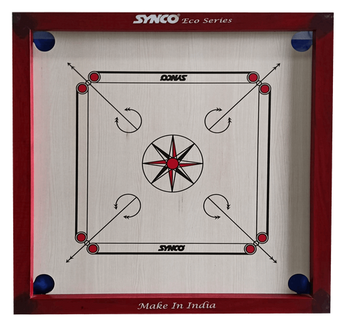 Synco Eco Carrom Board for Beginners| KIBI Sports