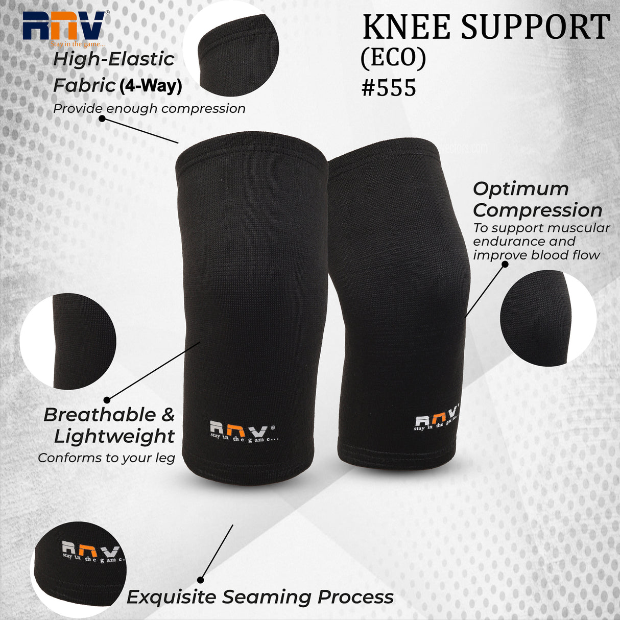 555,KNEE SUPPORT (ECO)