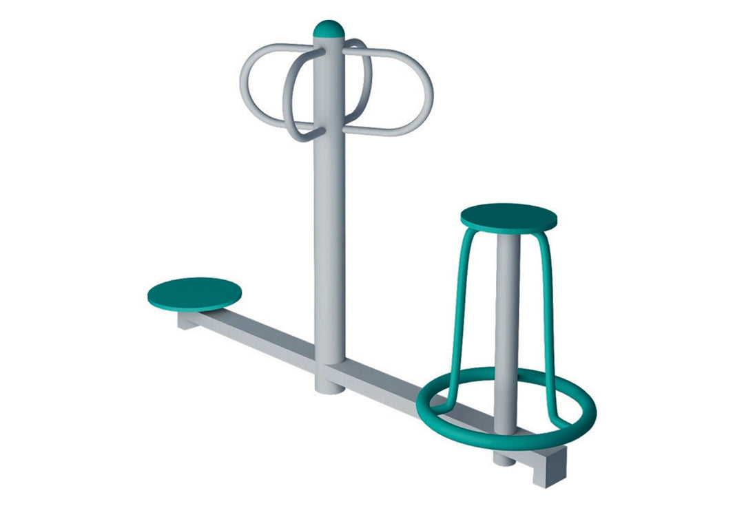 KrosFit STANDING & SEATED TWISTER Outdoor Gym Machine | KIBI Sports