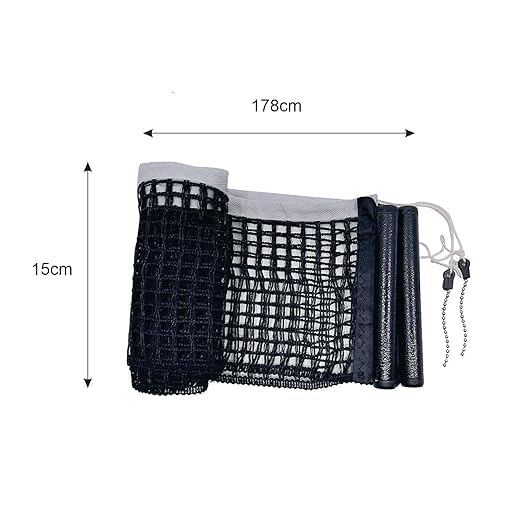 STAG GLOBAL Expert Cotton Table Tennis Net & Post Set | Quick Easy Setup | Cotton Mesh Net | Indoor & Outdoor Compatible on Standard Size Table