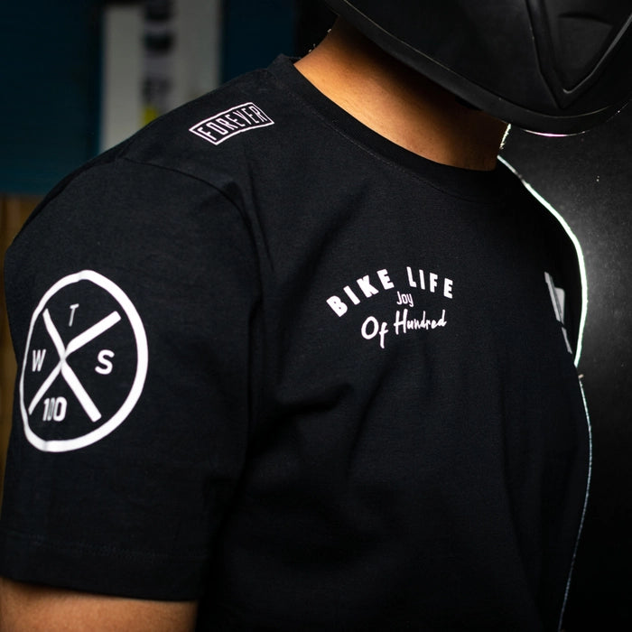 Hundred Patches | T-Shirt | Black - Image 4 | KIBI SPORTS