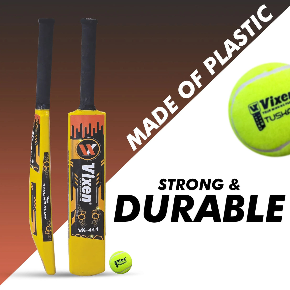 CRICKET PLASTIC BAT VX 444