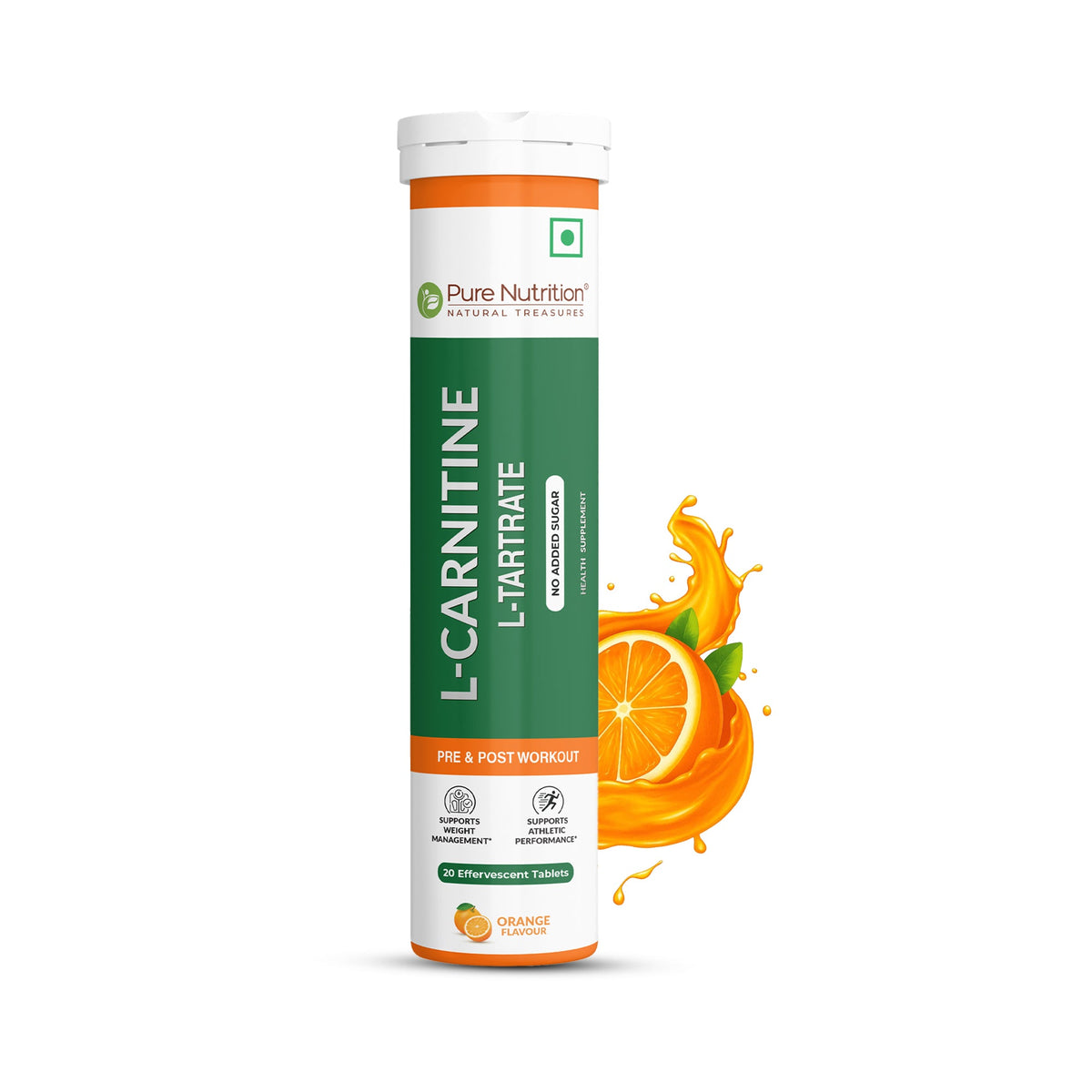 L-Carnitine L-Tartrate Effervescent Tablets Fat Metabolism & Energy