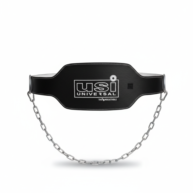 Weight Lifting Dip Unpadded Leather Belt - 790DP USI | Kibi Sports USI
