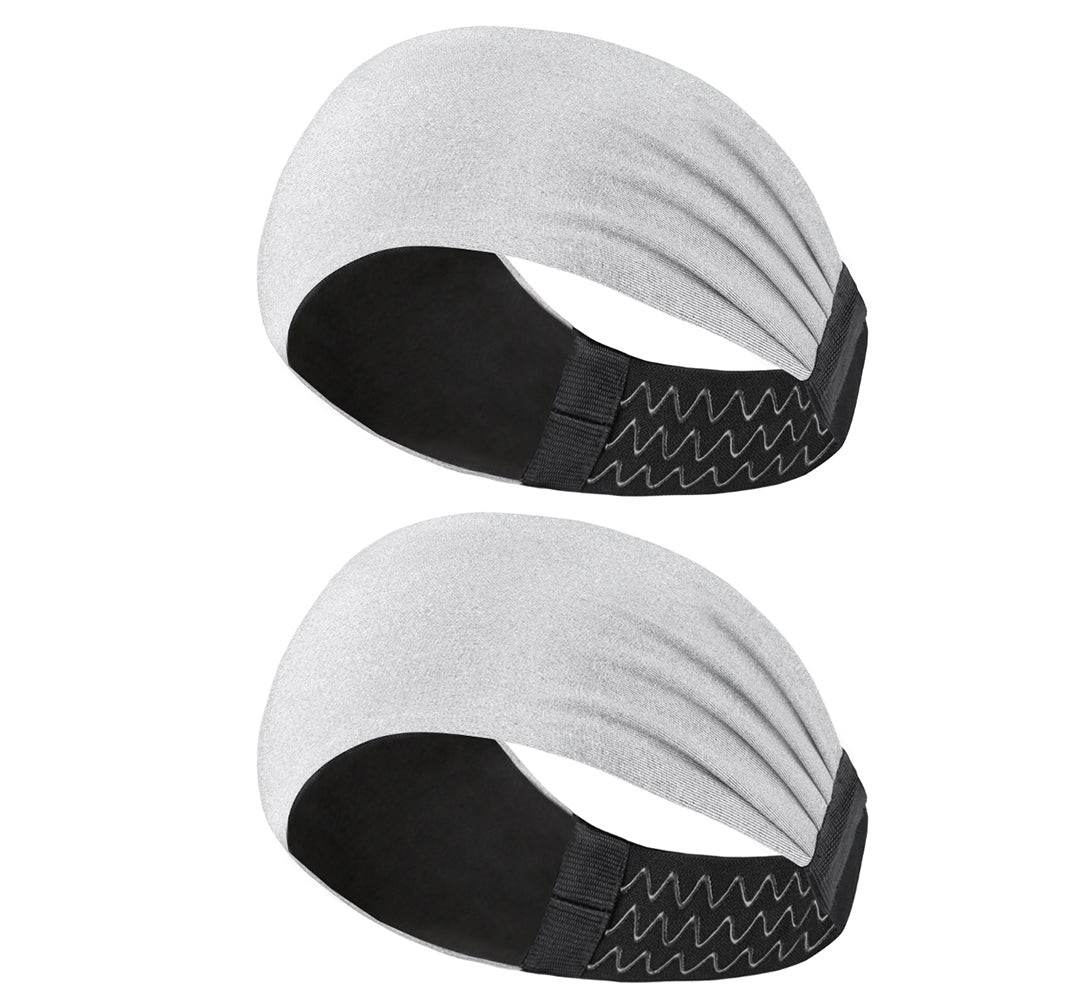 Sports Headband For Men and Women (Light Grey)