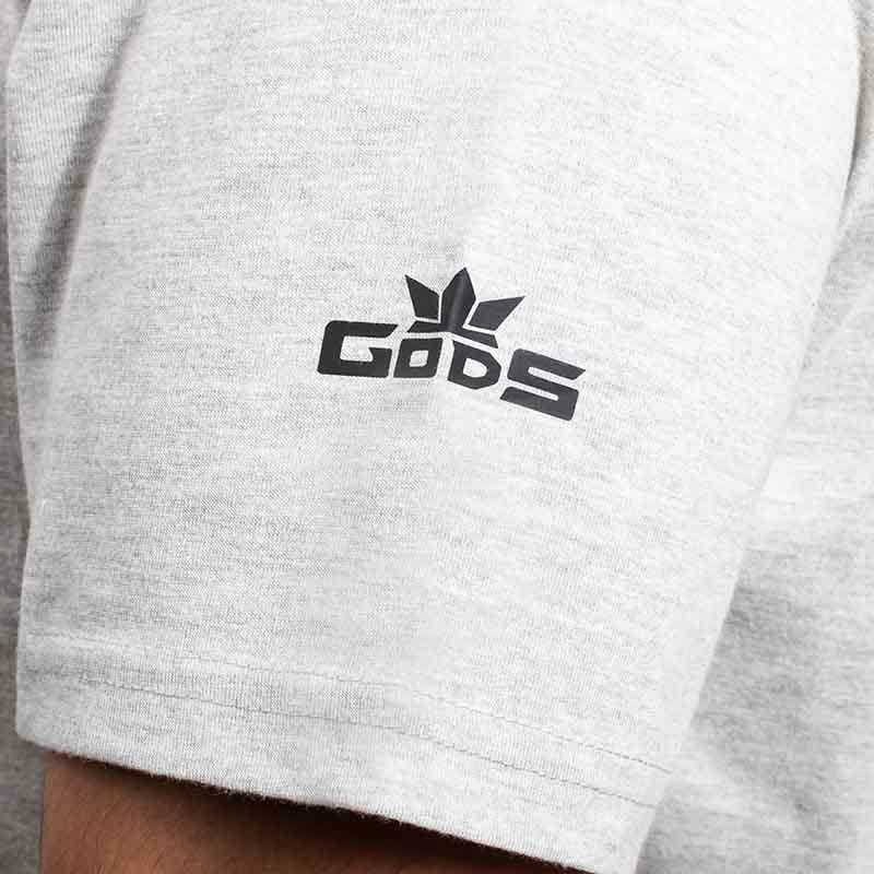 Grunge Crown Men's Grey Tshirt - Gods Exclusive Collection