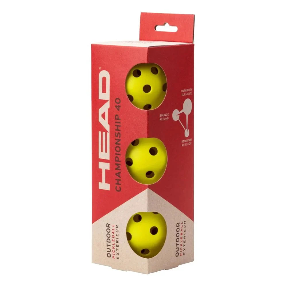 HEAD 3B Championship 40 Outdoor Pickle balls