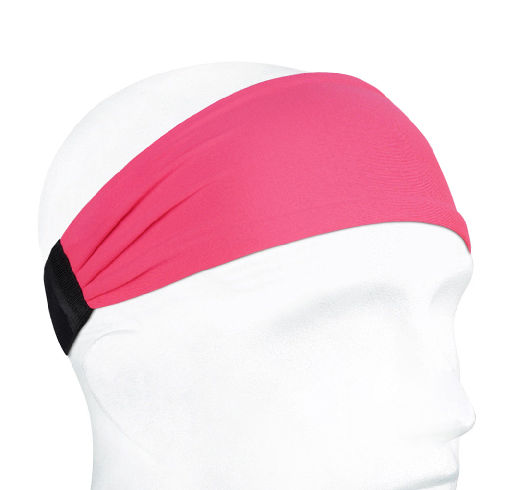 Sports Headband For Men and Women (Neon Pink)