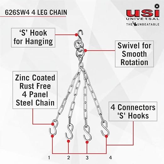 USI 626SW4 4 LEG CHAIN - Boxing Equipment