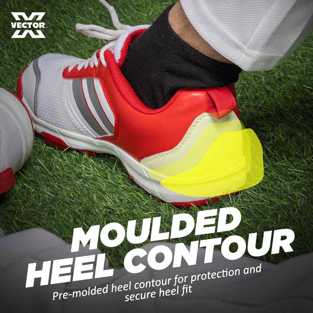 Vector X Blast-7.0 Stud Cricket Shoes, Synthetic Upper, Rubber Outsole, Designed to Elevate Your Game to New Heights Power, Precision, and Comfort
