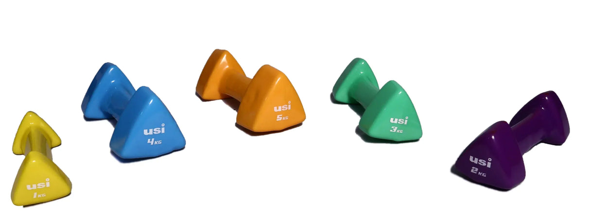 Handweight Vinyl Dumbbells - VDB USI | Kibi Sports