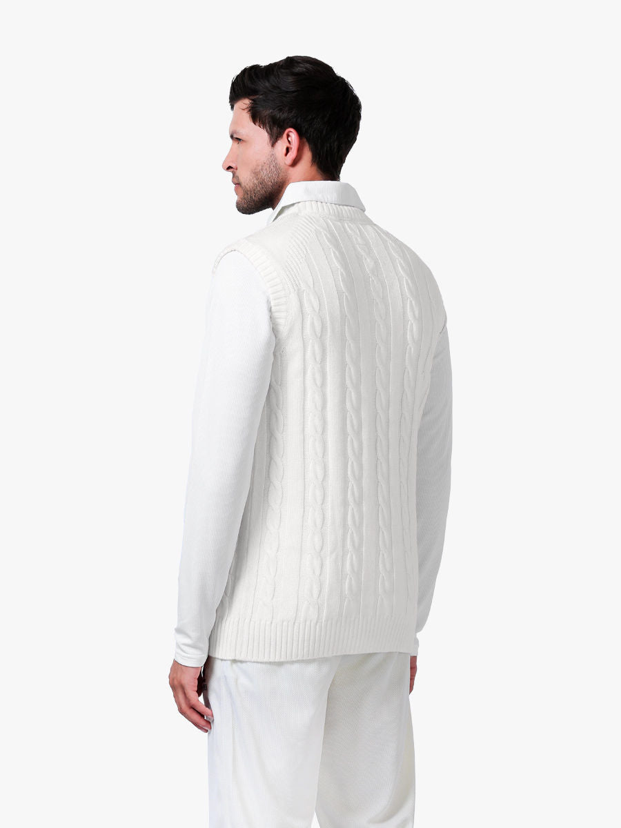 Shrey Master Knitted Slipover Unisex (Sleevesless)