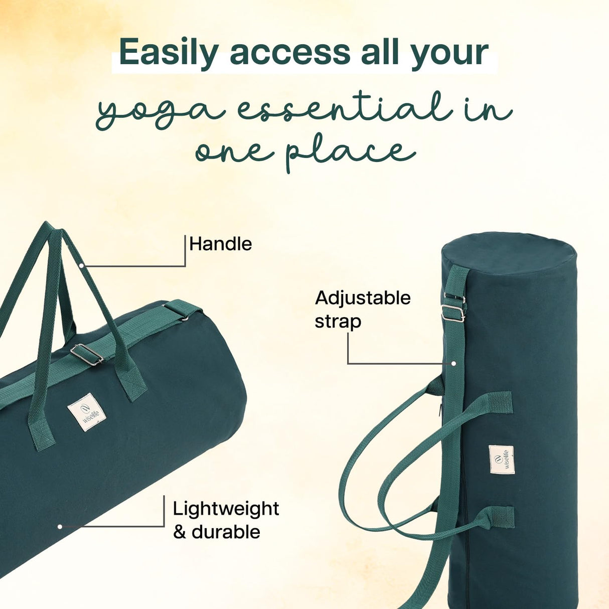 Yoga Mat Duffle Bag (Up to 10mm Mat)