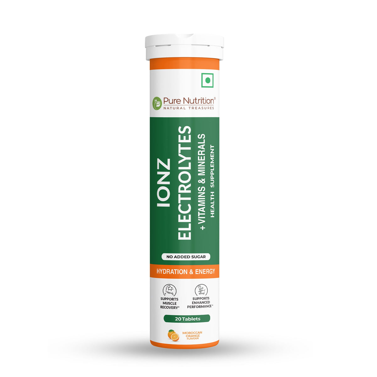 IONZ Electrolytes + Vitamins & Minerals Moroccan Orange Effervescent - Nutrition by Pure Nutrition