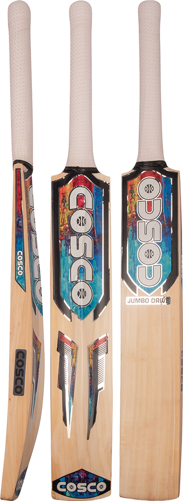 Cosco Jumbo Drive kashmir willow Cricket bat FULL - Cosco Cricket Equipment