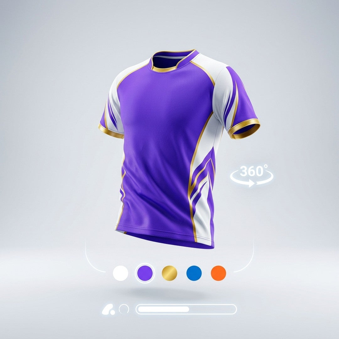 Design your custom team jersey in 3D - KIBI Sports