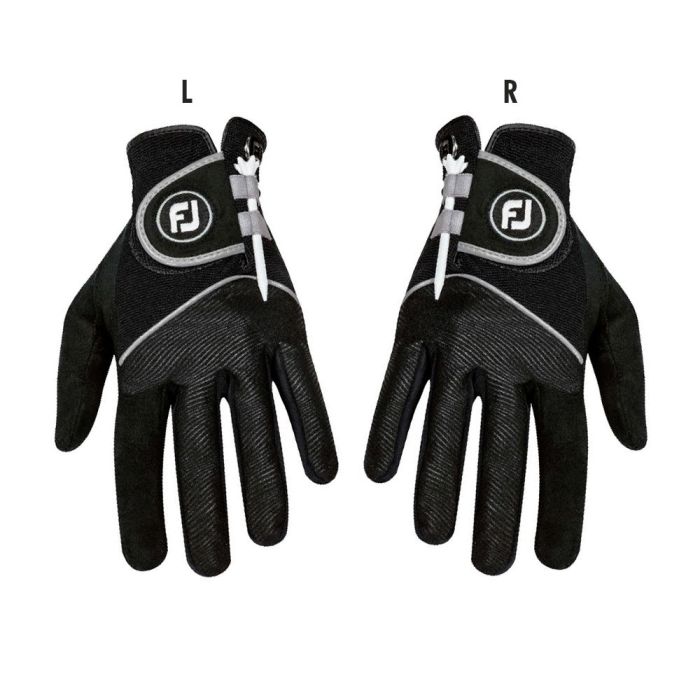 FootJoy Women's Rain Grip Glove (Pair) - Black Assorted