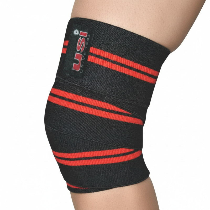 2 Line Knee Wraps - 733KW USI | Kibi Sports