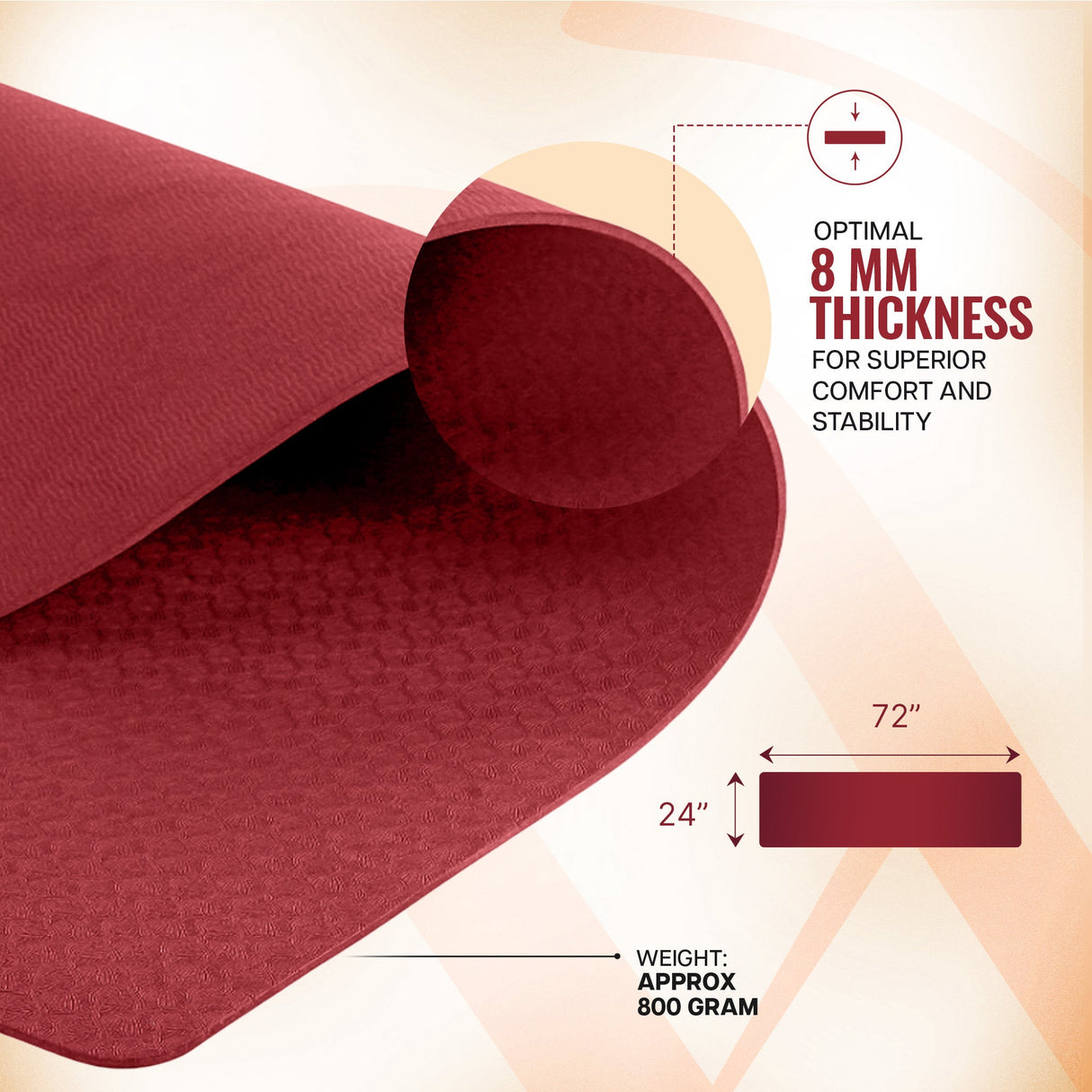 Classic TPE Yoga Mat - 8mm