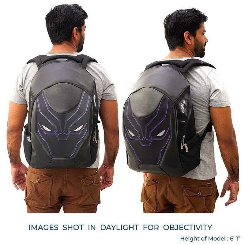 Marvel Avengers Exclusive Black Panther Rudra Laptop backpack (15.6 inch laptops)