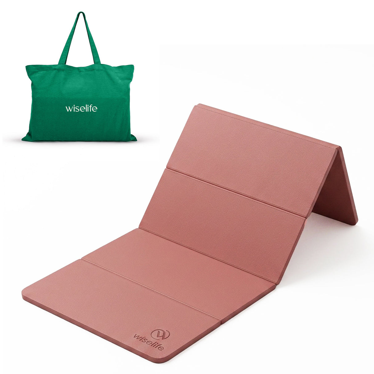 Foldable Travel Yoga Mat TPE 5mm With Carry Bag