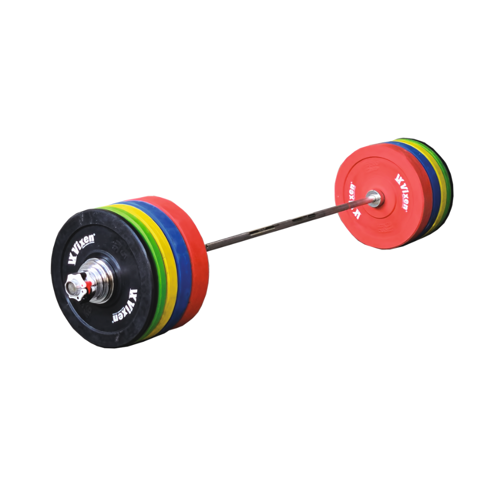 OLYMPIC BARBEL SET COLOUR COMPETITION WITH BRASS BUSH