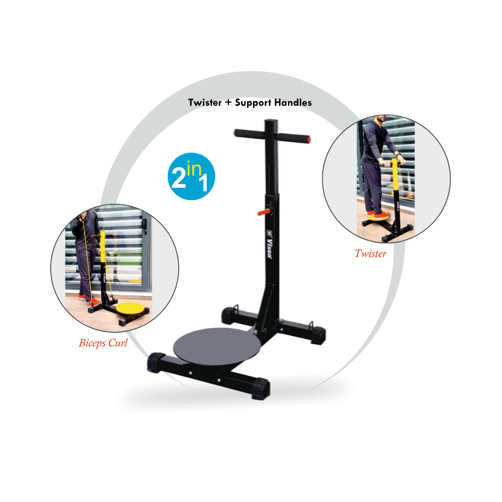 HEIGHT ADJUSTABLE TWISTER 2 IN 1