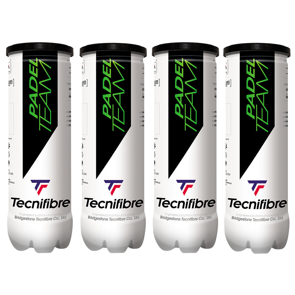 TECNIFIBRE Padel Team Ball Dozen (12 Balls)