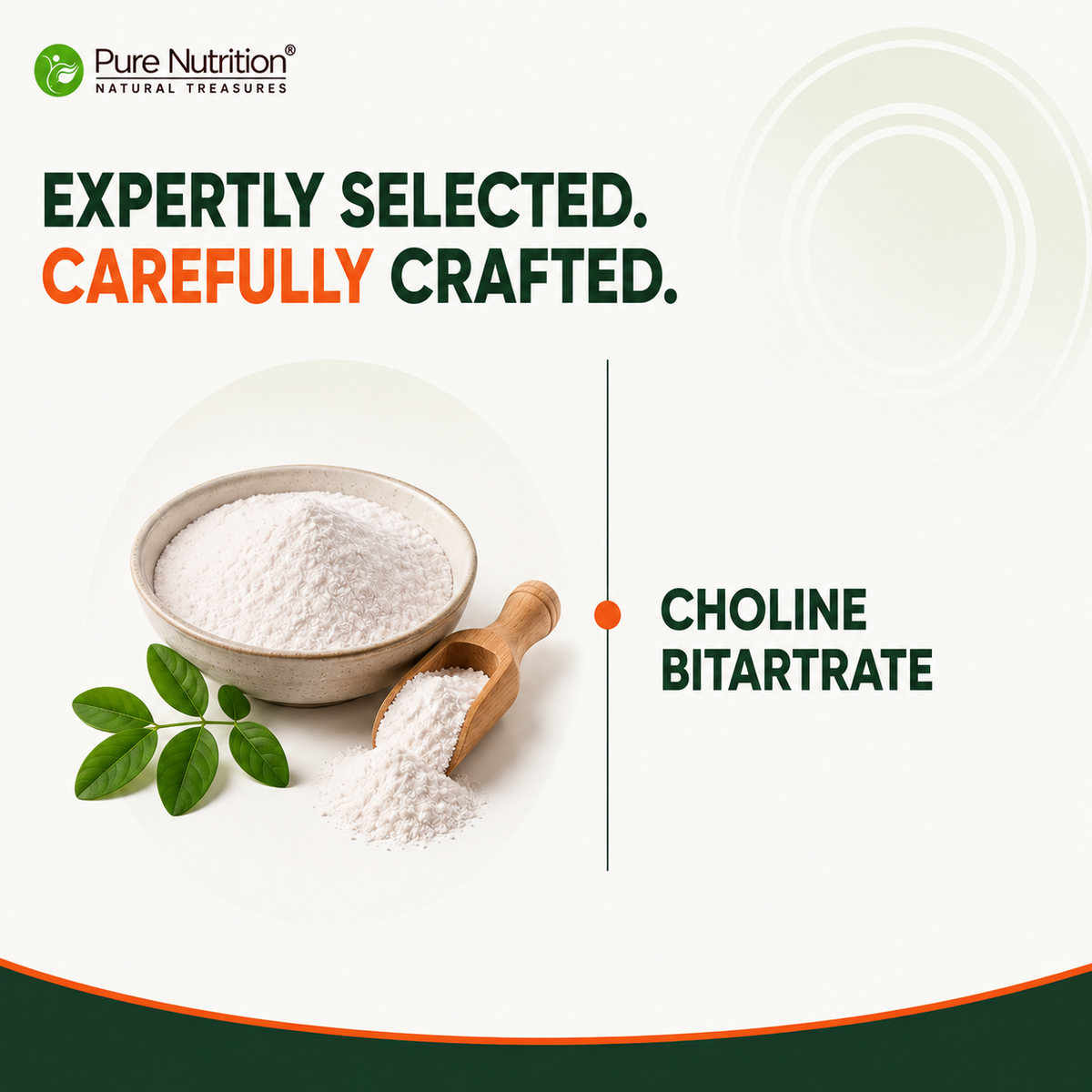 Choline Bitartrate 650mg Brain, Nerve & Liver Support | 60 Veg Capsules