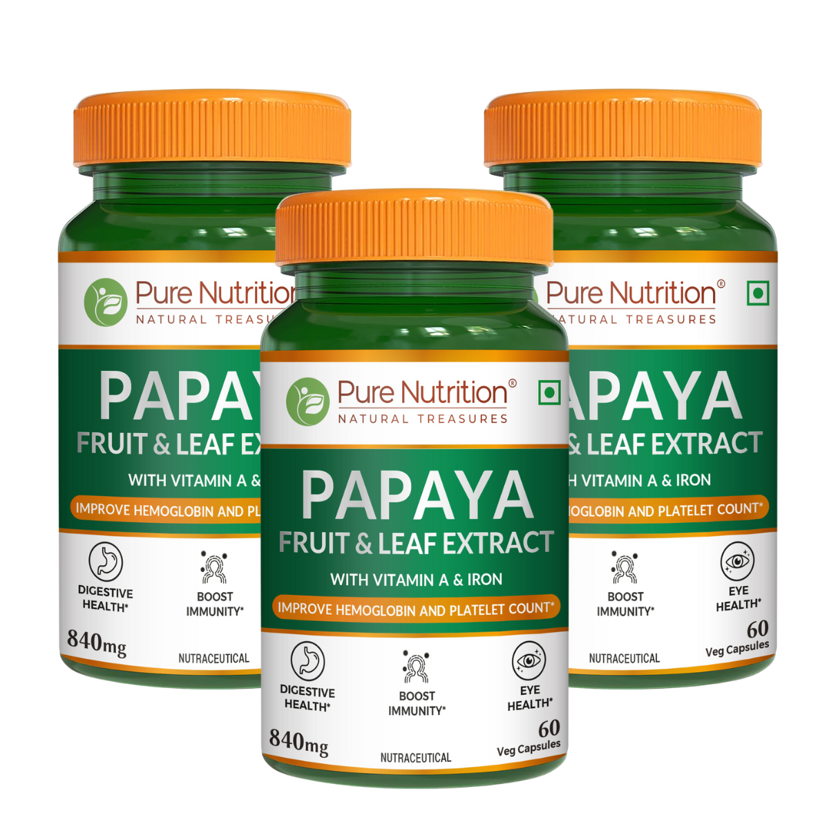 Papaya Leaf and Fruit Extract Tablets Boost Immunity & Platelet Count Naturally