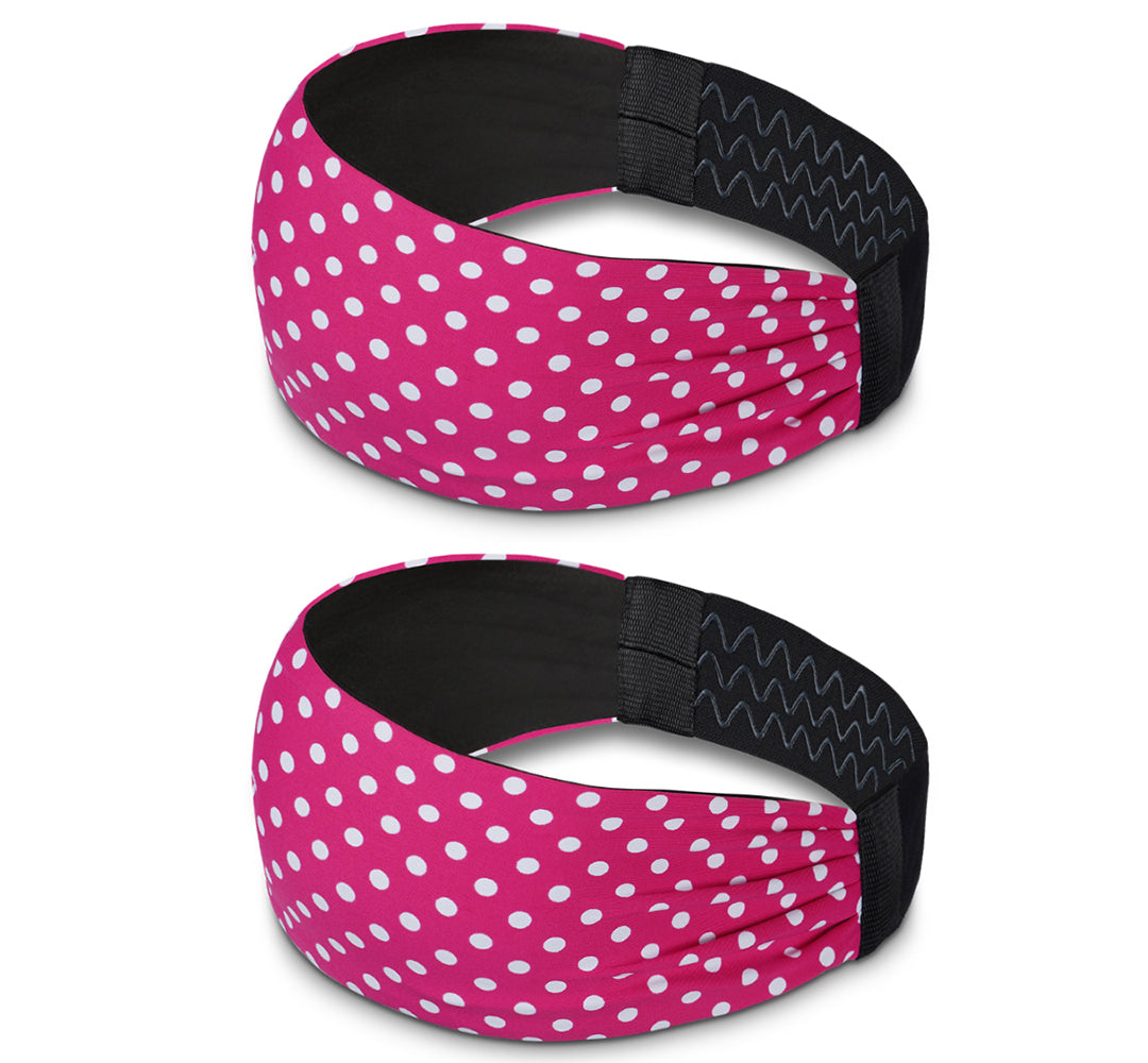 Sports Headband For Men and Women (Pink Dots)