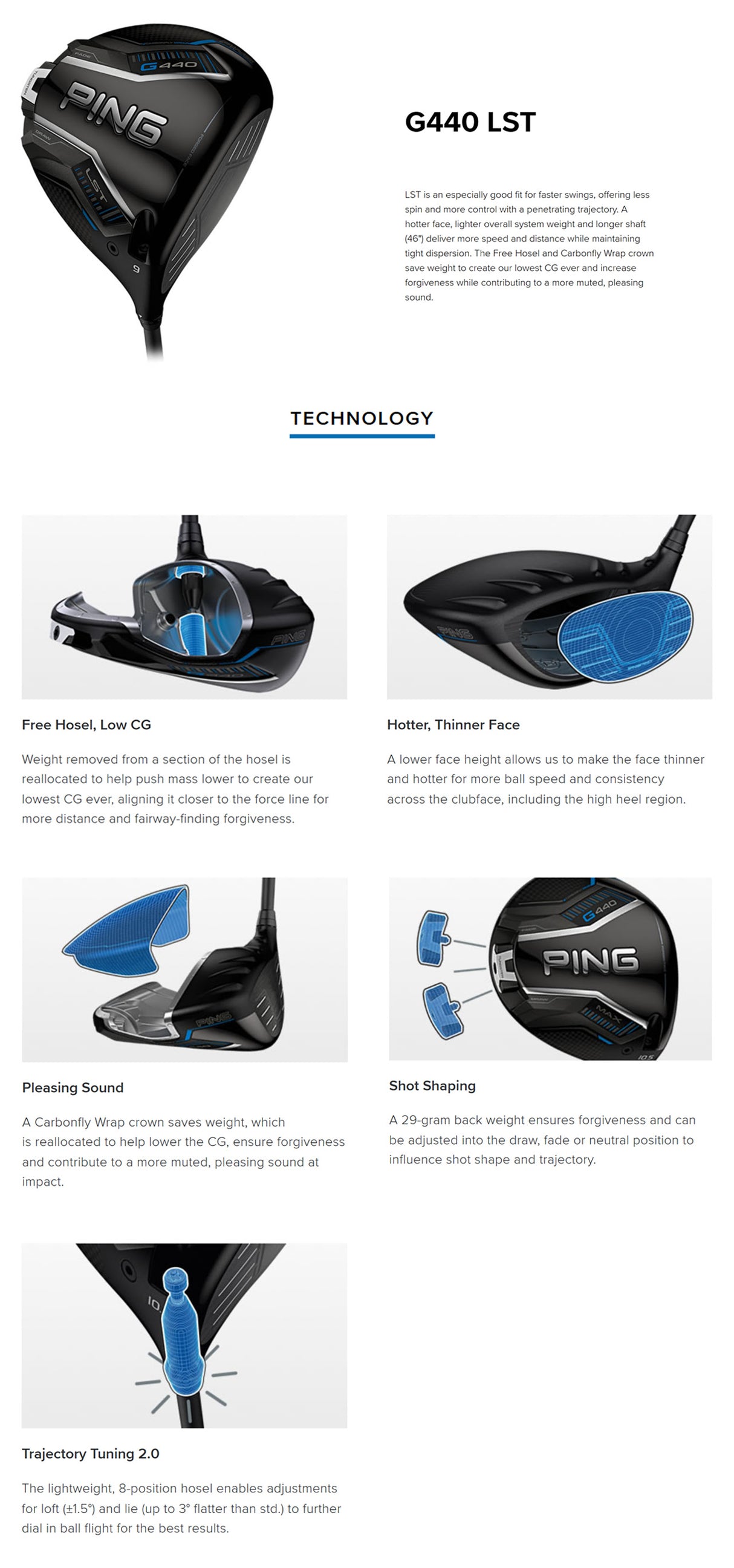 Ping G440 LST Driver