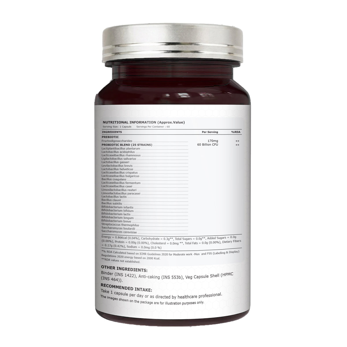 PROGUT+ Probiotics 60 Billion CFU + Prebiotic Gut & Immune Health