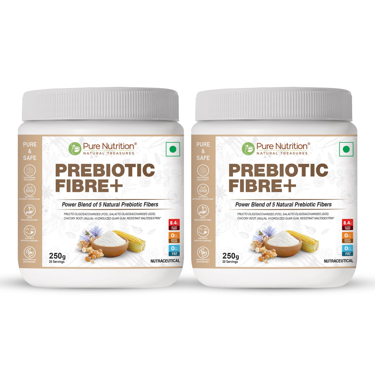 Acacia Powder Prebiotic Fiber for Gut Health & Digestive Wellness
