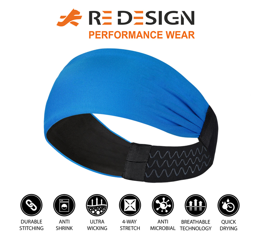 Sports Headband For Men and Women (Royal Blue)