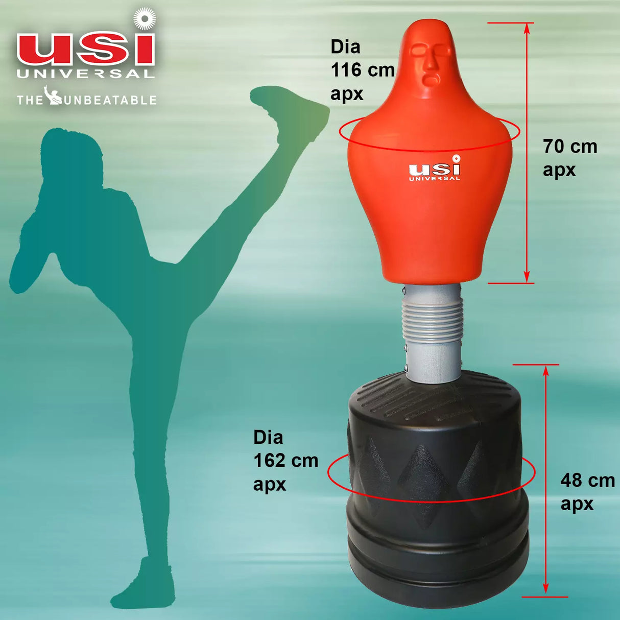USI 706FSD DUMMY SHAPED PUNCH/KICK BAG