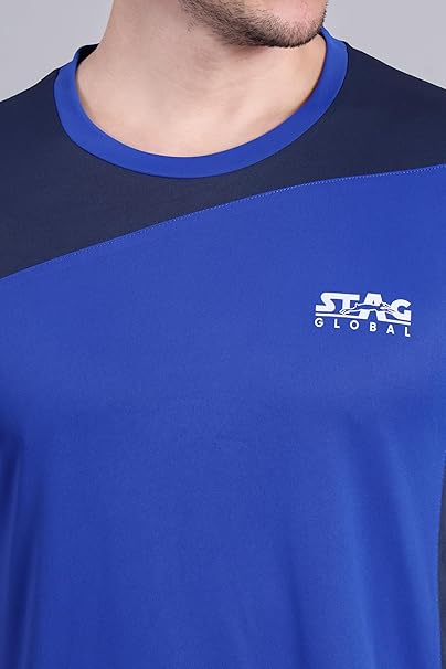 STAG GLOBAL Winger Men's Polo T-Shirt – 100% Polyster | Breathable and Comfortable Sportswear