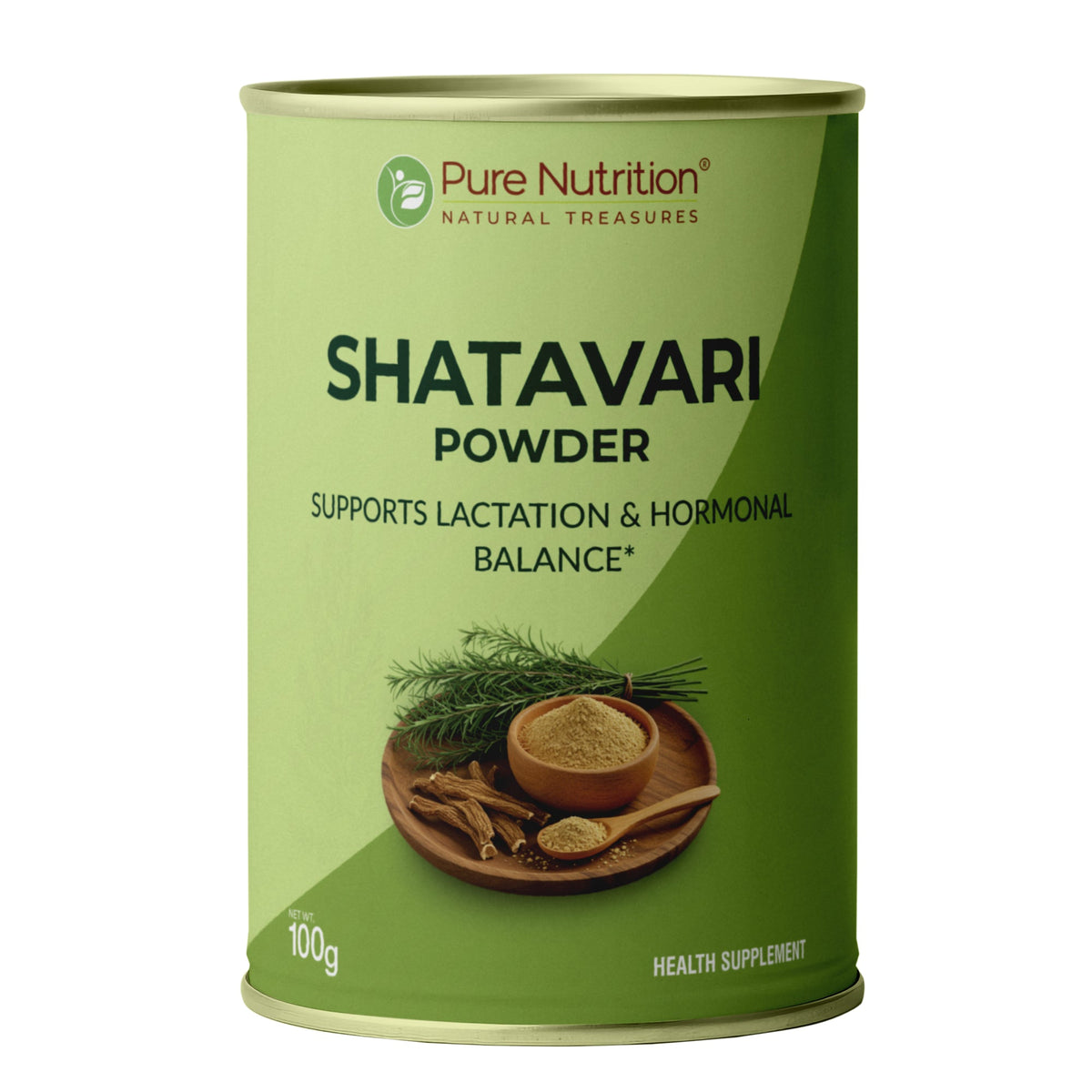 Shatavari Powder Pure Root Extract | Hormonal Balance & Women's Wellness - Nutrition by Pure Nutrition