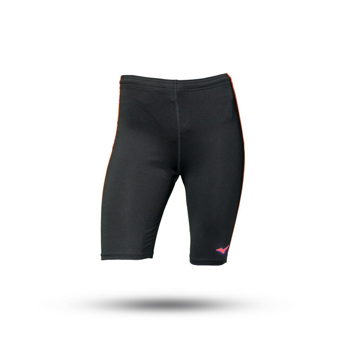 Mizuno Synthetic Women's Core Mid Tights (Black/Fiery Coral) (Model :J2GB525294)